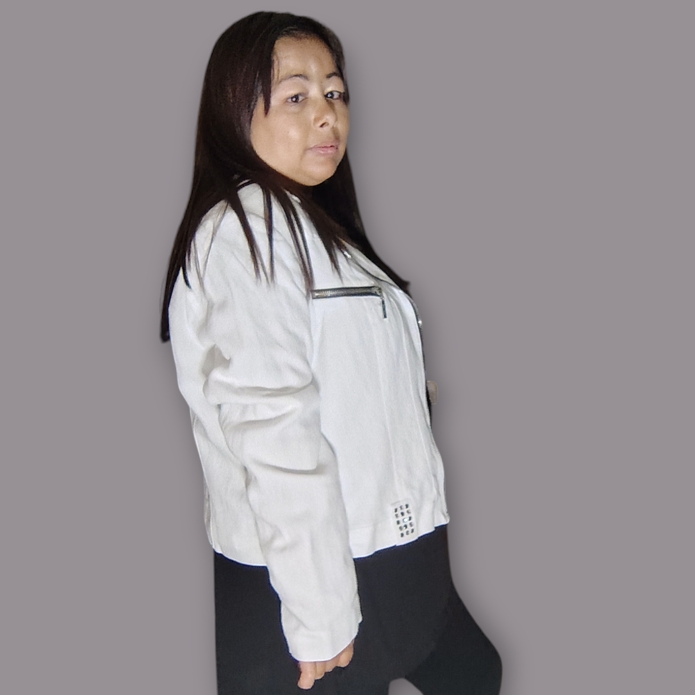 Joseph Ribkoff Women's Large  Jacket with Stud Details - Picture 5 of 12